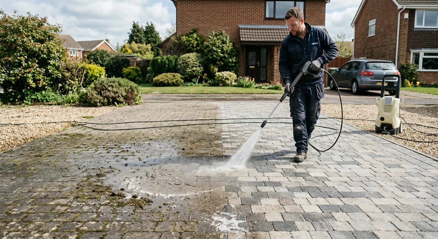 Driveway cleaning